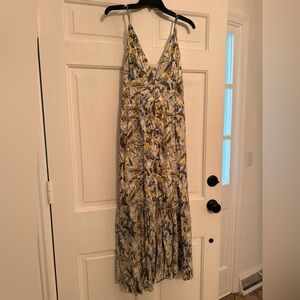 Abercrombie & Fitch Ivory Knit Maxi Dress